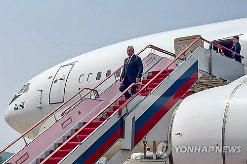 평양 방문한 세르게이 쇼이구 러시아 국가안보회의 서기[타스 연합뉴스 자료사진. 재판매 및 DB 금지]