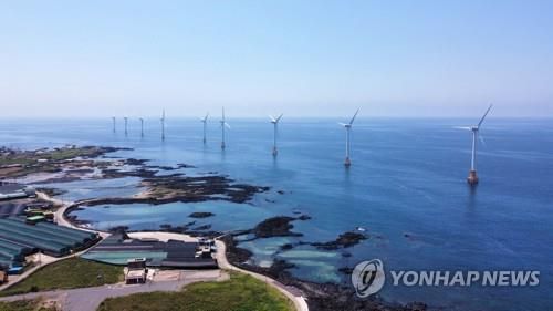 제주 탐라 해상풍력발전단지[촬영 차대운]