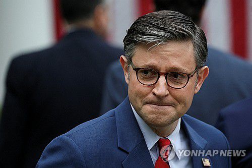 존슨 미국 하원의장[로이터 연합뉴스 자료사진. 재판매 및 DB 금지]