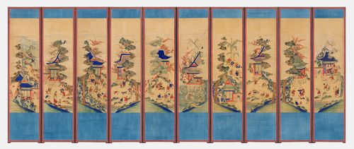 '백동자도 병풍'미국 덴버미술관 소장품 [국가유산청 제공. 재판매 및 DB 금지]