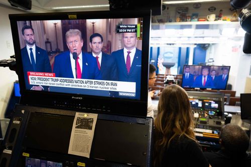 '이란 핵시설 공습' 설명하는 도널드 트럼프 미국 대통령 [연합뉴스 자료사진. 재판매 및 DB 금지]