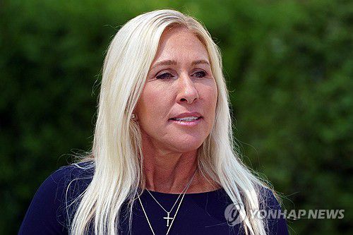 마조리 테일러 그린 공화당 하원의원[EPA 연합뉴스 자료사진. 재판매 및 DB 금지]