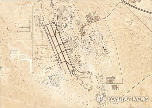 카타르내 알 우데이드 미군기지의 15일 모습(자료사진)[AP 연합뉴스 자료사진 재판매 및 DB금지]