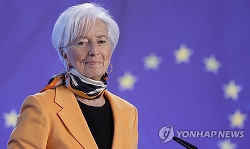 크리스틴 라가드르 ECB 총재[EPA 연합뉴스 자료사진. 재판매 및 DB 금지]