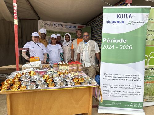 니제르 틸라베리주 우알람에서 식품재가공 기술을 배우는 젊은층[굿네이버스 제공. 재판매 및 DB 금지]