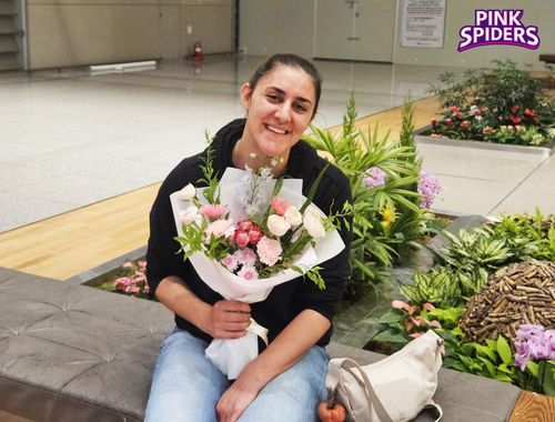 조기 입국해 흥국생명 선수단에 합류한 피치[흥국생명 배구단 제공. 재판매 및 DB 금지]