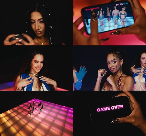 캣츠아이 '게임보이' 뮤직비디오[하이브X게펜 레코드 제공. 재판매 및 DB 금지]