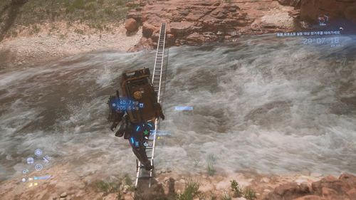 '데스 스트랜딩 2'의 배달[게임 화면 캡처]