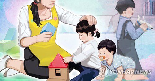 아이돌봄서비스 (PG)[장현경 제작] 일러스트