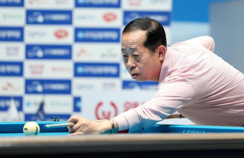 김영원과 대결을 앞둔 프로당구 최고령 김정규[PBA 제공. 재판매 및 DB 금지]