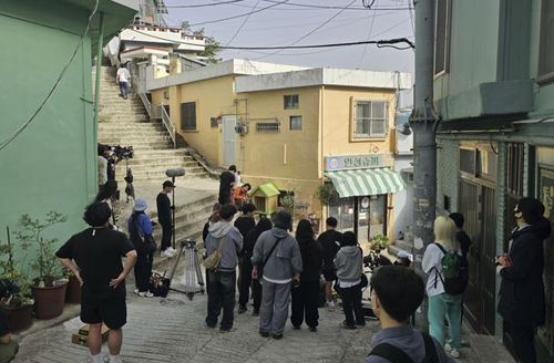 드라마 '굿보이' 촬영 현장[부산영상위원회 제공. 재판매 및 DB 금지]