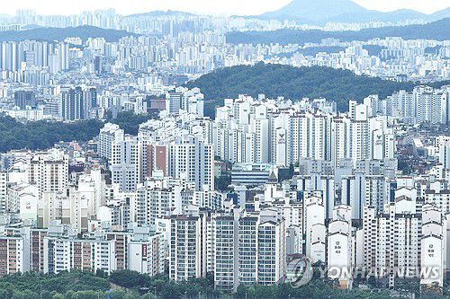 서울 시내 아파트 단지 모습[연합뉴스 자료사진]