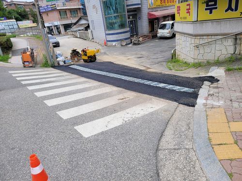 단계동 저지대 빗물받이 설치[원주시 제공.재판매 및 DB 금지]