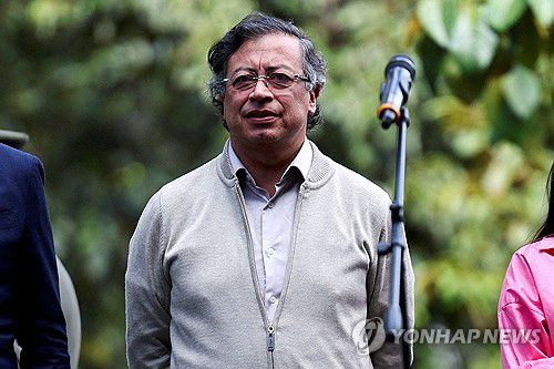 구스타보 페트로 콜롬비아 대통령[로이터 연합뉴스 자료사진. 재판매 및 DB 금지]