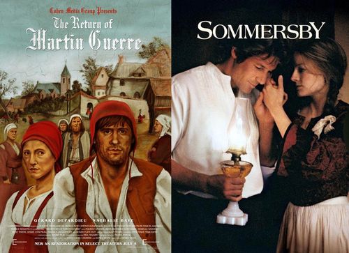영화 '마틴 기어의 귀향'과 '써머스비' 포스터[프리미어엔터테인먼트 및 위너브라더스 제공. 재판매 및 DB 금지]