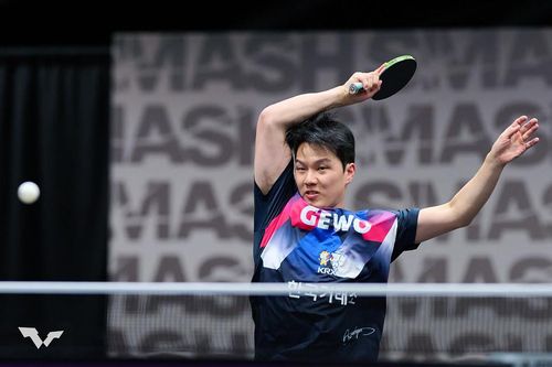 WTT 미국 스매시에 출전한 안재현의 경기 장면[WTT 인스타그램 캡처. 재판매 및 DB 금지]