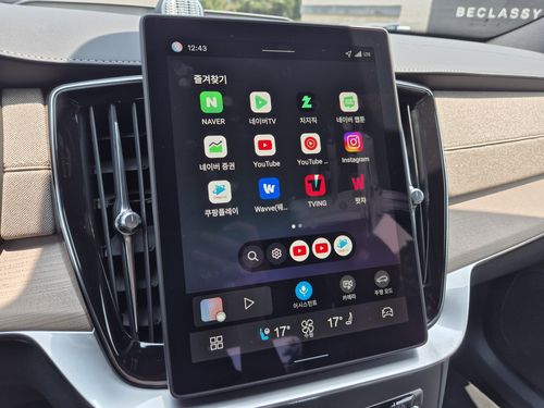 XC90 중앙 디스플레이[촬영 홍규빈]