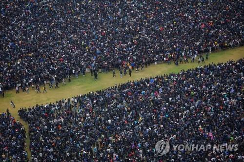 홍콩 민주화 시위[EPA=연합뉴스]