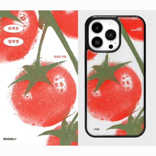 '토마토 컵라면' 표지와 이를 이용한 컬래버레이션 폰케이스[알라딘·earpearp 캡처. 재판매 및 DB 금지]