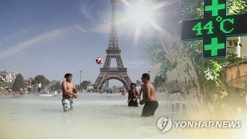 '이른 폭염' 유럽 대륙의 6월, 관측 사상 가장 더웠다 (CG)[연합뉴스TV 제공]