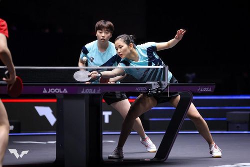 WTT 미국 스매시 여자복식에 나선 유한나(왼쪽)와 김나영[WTT 인스타그램 캡처. 재판매 및 DB 금지]