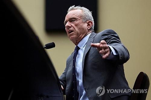 로버트 케네디 주니어 미국 보건복지부 장관[워싱턴DC 로이터=연합뉴스 자료사진]