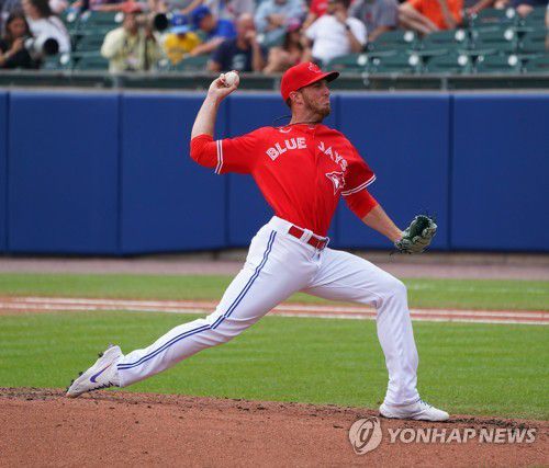 2021년 류현진의 뒤를 이어 구원 등판했던 패트릭 머피[AFP=연합뉴스]