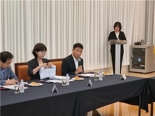 전국혁신도시(지구)협의회 정례회에서 발언하는 김문기 원주부시장[원주시 제공.재판매 및 DB 금지]