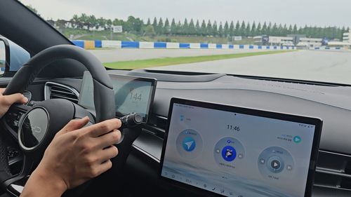 시속 144㎞를 기록한 BYD 씰[촬영 임성호]