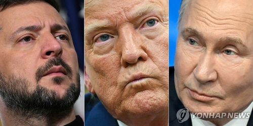젤렌스키, 트럼프, 푸틴(왼쪽부터)[AFP 연합뉴스 자료사진. 재판매 및 DB 금지]