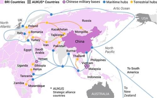 중국 일대일로 구상[홍콩 SCMP 캡처. 재판매 및 DB 금지]