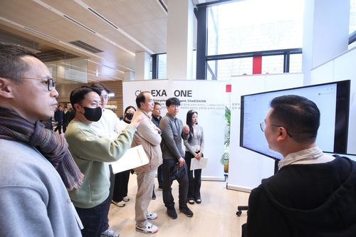 LG 트윈타워에서 시연 중인 엑사원[LG 제공. 재판매 및 DB 금지]