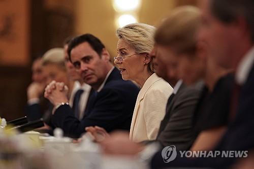 중국-EU 정상회담[AFP 연합뉴스 자료사진. 재판매 및 DB 금지]