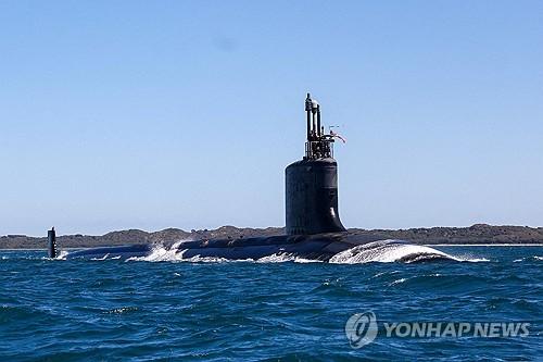버지니아급 잠수함 USS 미네소타[로이터 연합뉴스 자료사진 재판매 및 DB 금지]