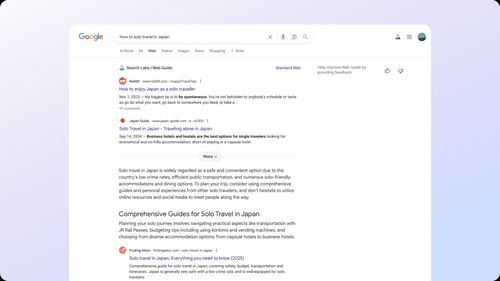 구글 '웹 가이드'[구글 제공]