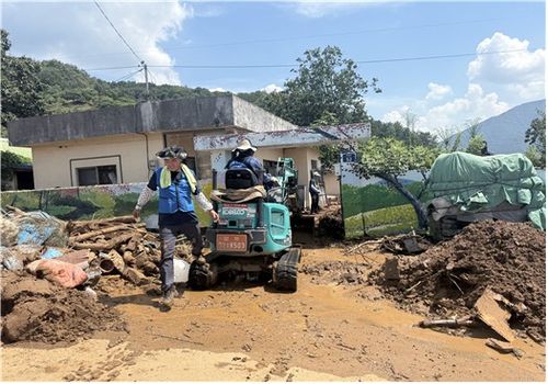 경북 산불피해 주민대책위의 수해복구 활동[주민대책위 제공]