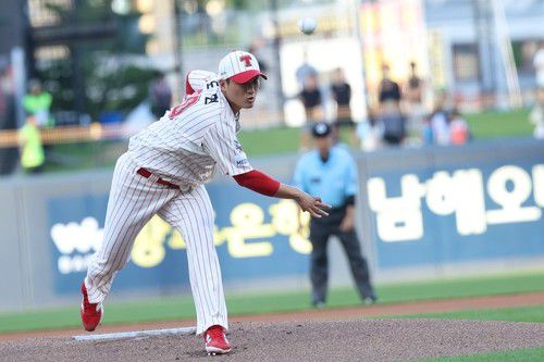 KIA 선발 김도현의 투구[KIA 타이거즈 제공. 재판매 및 DB 금지]