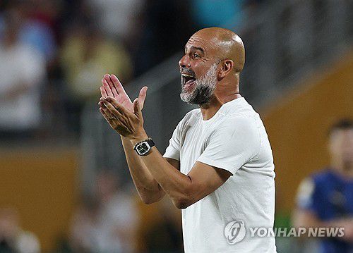 과르디올라 맨시티 감독.[로이터=연합뉴스]