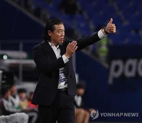 경질설에 휩싸인 울산 HD 김판곤 감독[연합뉴스 자료사진]