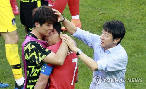 2018년 러시아 월드컵 당시 한국 대표팀을 지휘했던 신태용 감독[연합뉴스 자료사진]