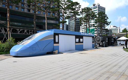 광복열차 KTX-청룡 설치 모습[서울시 제공. 재판매 및 DB 금지]