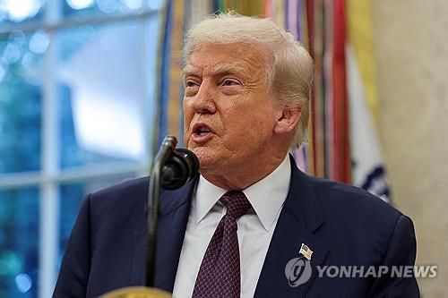 트럼프 미국 대통령[로이터 연합뉴스 자료사진 재판매 및 DB금지]