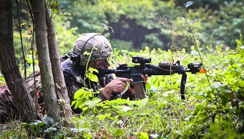 지난해 대회에 참여해 산악지역 전투 중인 미군 장병 모습[육군 과학화전투훈련단 제공. 재판매 및 DB 금지]
