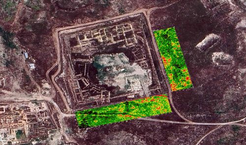 퀼테페-카네시 유적 지하 물리탐사 자료[국립문화유산연구원 제공. 재판매 및 DB 금지]