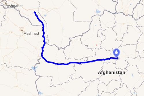 아프가니스탄 발원 하리강[위키미디어 맵 캡처. 재판매 및 DB 금지]