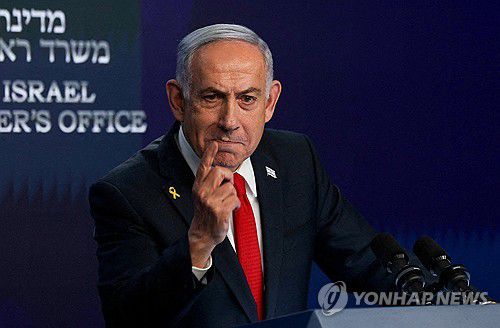 베냐민 네타냐후 이스라엘 총리[로이터 연합뉴스 자료사진. 재판매 및 DB 금지]