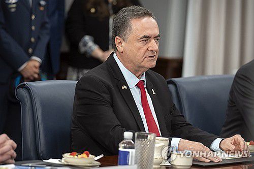 이스라엘 카츠 이스라엘 국방장관[AP 연합뉴스 자료사진. 재판매 및 DB 금지]