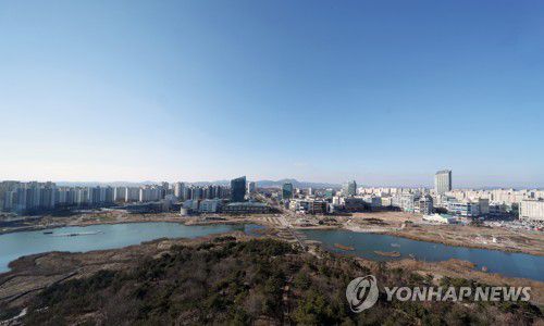 나주 빛가람동 일대 광주-전남혁신도시 전경[연합뉴스 자료사진]