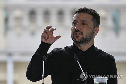 볼로디미르 젤렌스키 우크라이나 대통령[AFP 연합뉴스 자료사진. 재판매 및 DB 금지]