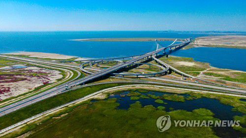 새만금 남북도로 교차점[새만금개발청 제공. 재판매 및 DB 금지]